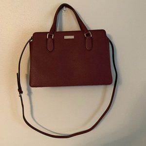Kate Spade Reese Laurel Way Purse Deep Plum
